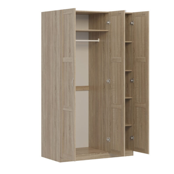 PEGASUS wardrobe 3 doors assembled - Image 2