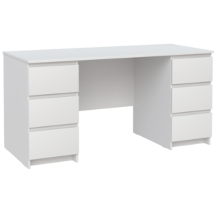 CASTOR desk 6 drawers 151x65