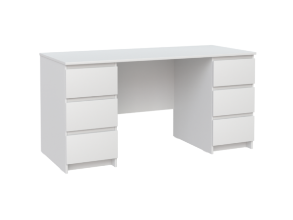 CASTOR desk 6 drawers 151x65