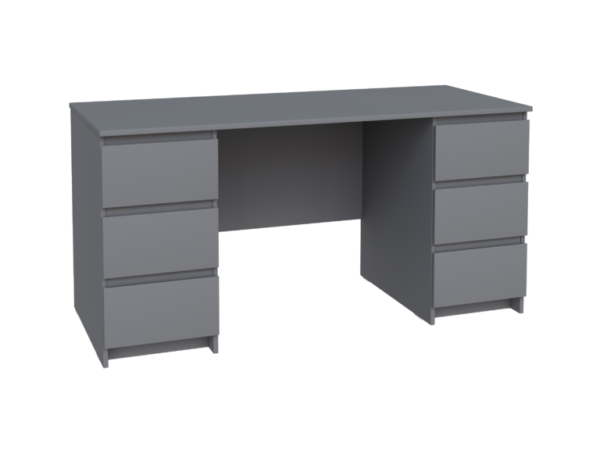 CASTOR desk 6 drawers 151x65 - Image 3